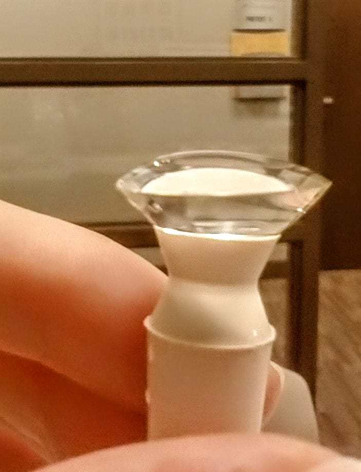 filled scleral lens